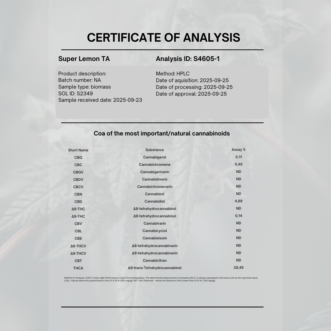 Super Lemon Haze 28% THCA | 5g