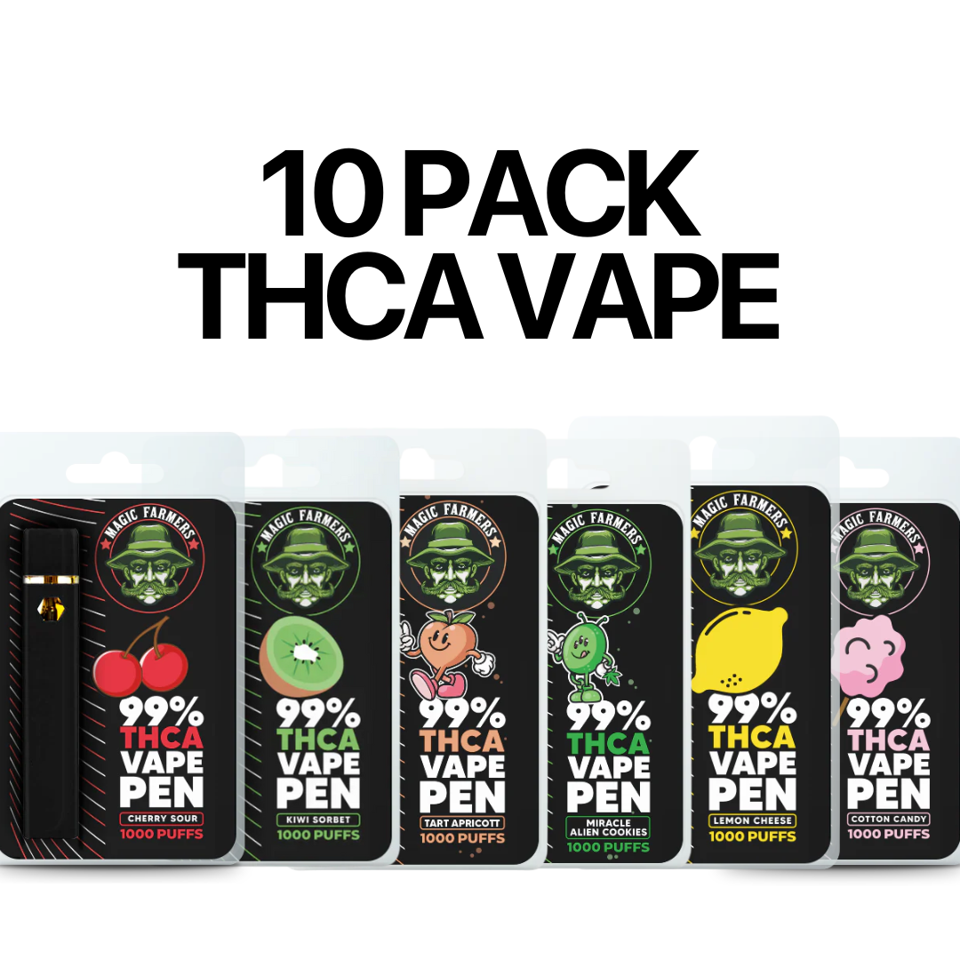 THCA Vape 2ML 10-pack – 99% THCA Engångsvapes Billigt Online - Von Leaf