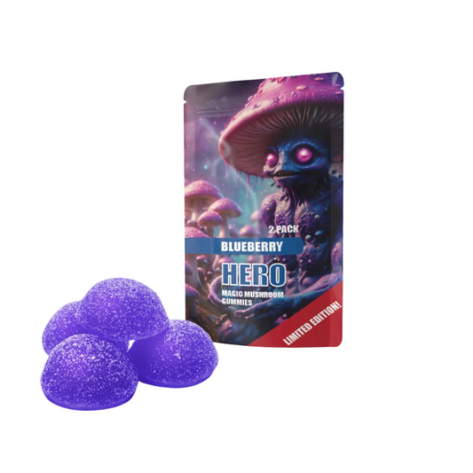 Muscimol Gummies – Blueberry (2-pack)